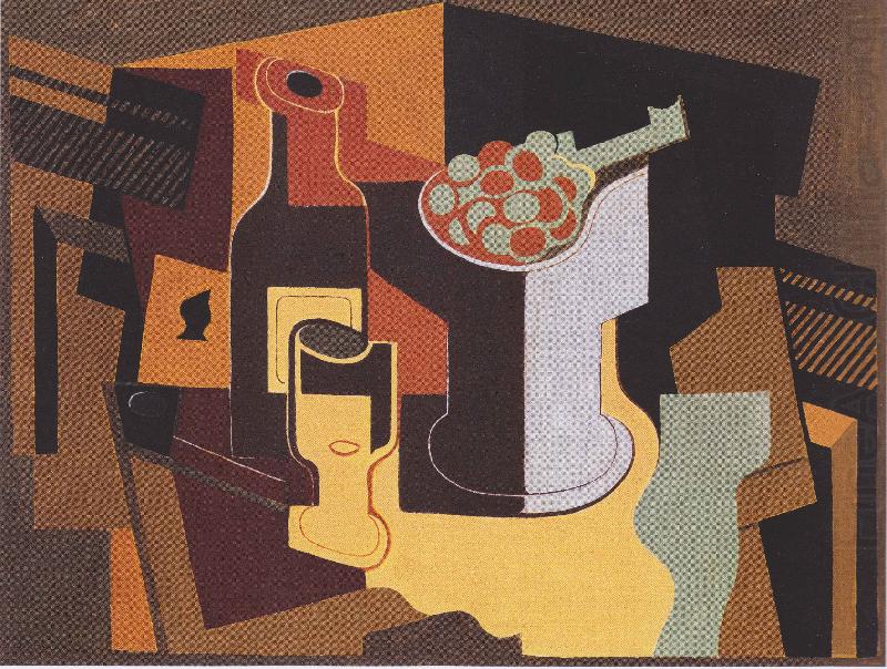 Juan Gris Flasche und Obstschale china oil painting image